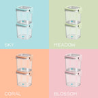 Quencha Kids Food Storage Container Set BPA Free Leak Proof Stackable Lunch Box Food Keeper