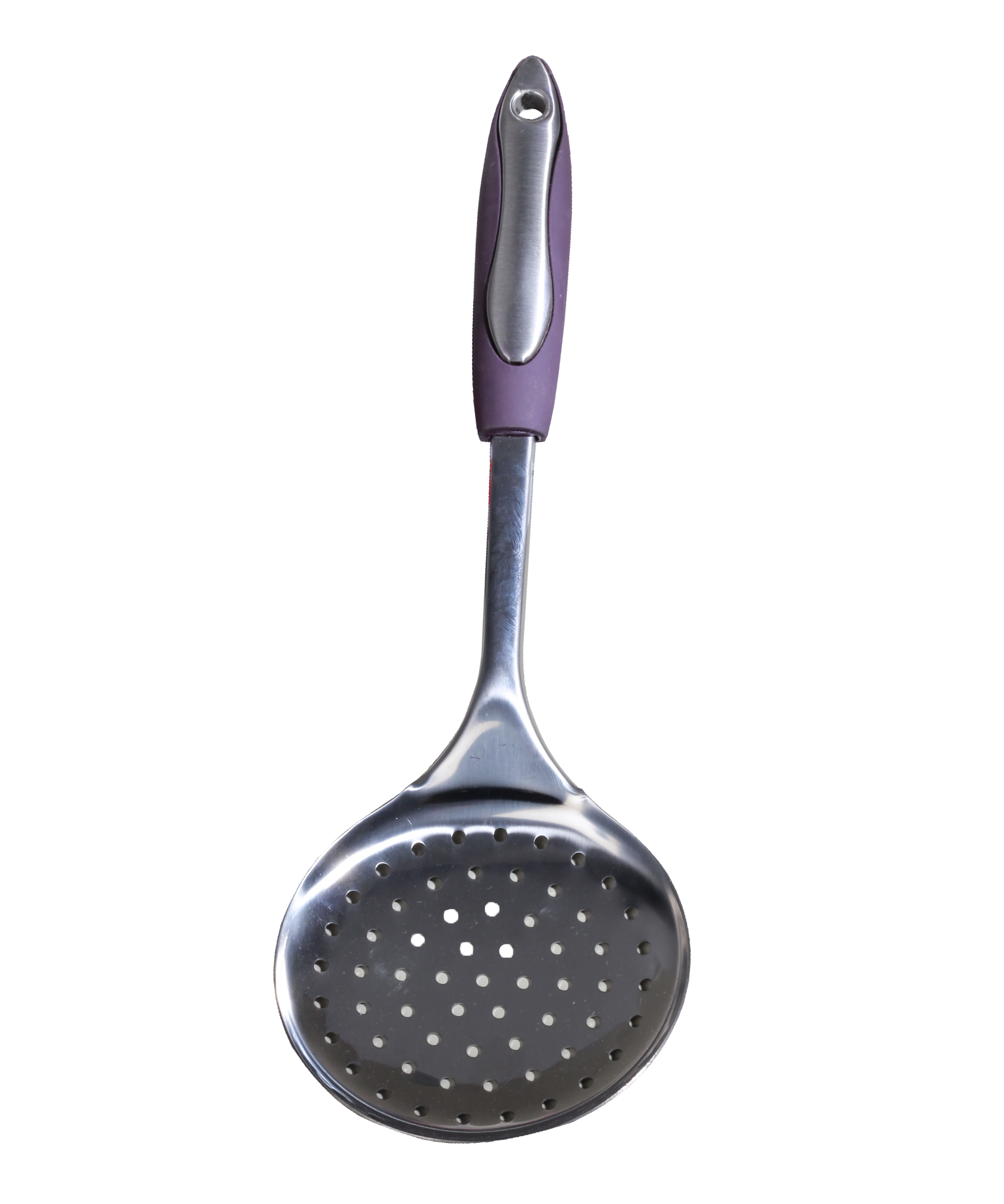 SLIQUE Kitchen Utensil Cooking Tools Serving Spoons Turner Ladle Skimmer Purple Handle