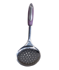SLIQUE Kitchen Utensil Cooking Tools Serving Spoons Turner Ladle Skimmer Purple Handle