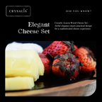CRYSALIS Premium Cheese Set Cheese Board, Charcuterie [Set of 5/Set of 7] - Acacia Wood