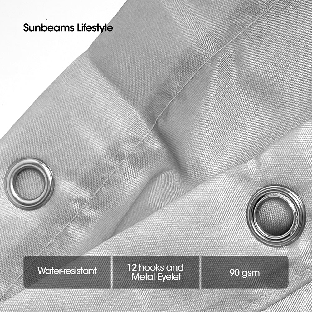 PRIMEO Shower Curtain 180x180 cm 90 GSM