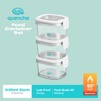 Quencha 230ml food storage container set