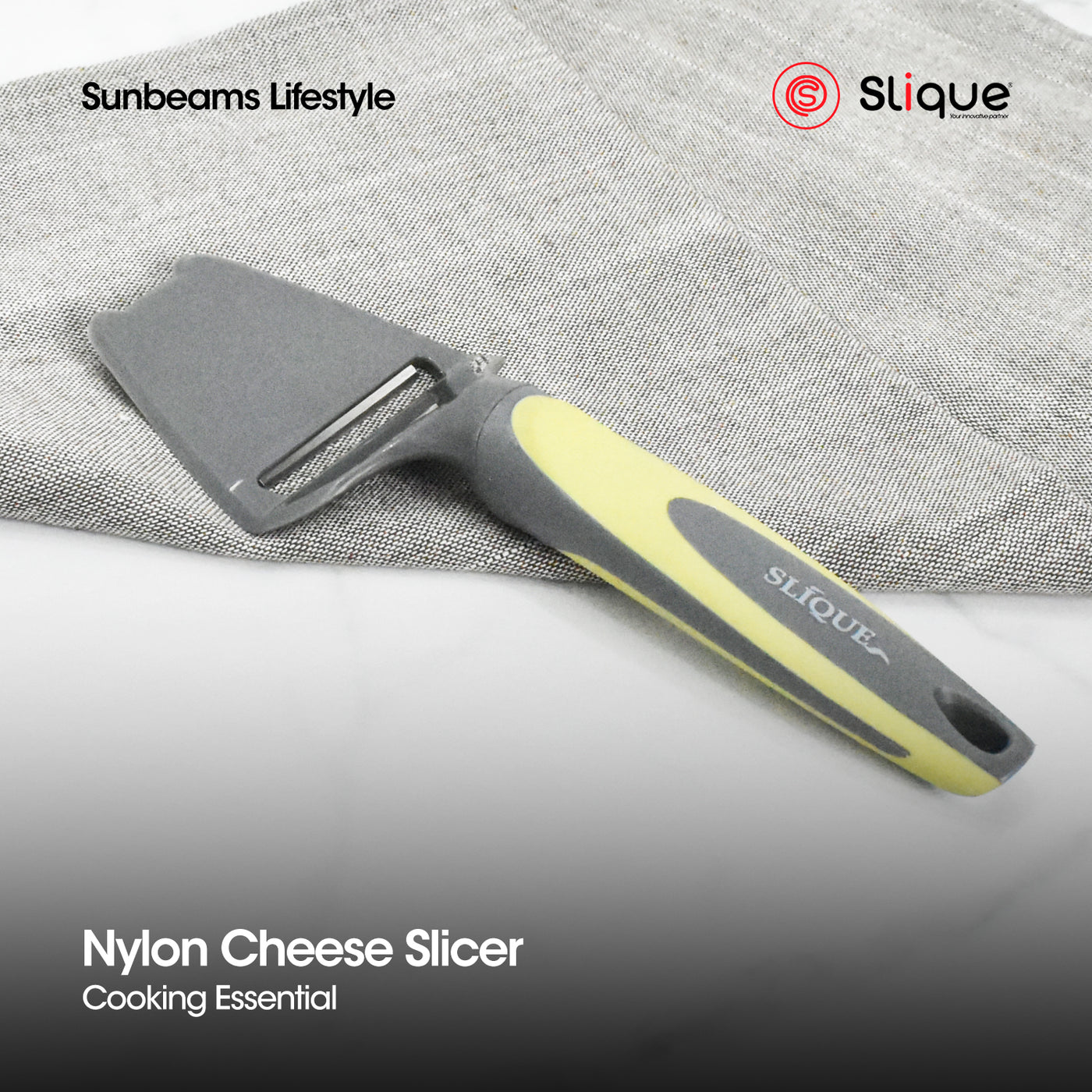 SLIQUE Nylon Kitchen Gadget Pizza Turner | Pizza Cutter | Ice Cream Scoop | Peeler | Cheese Slicer | Bottle Opener | Grater Kitchen Baking Cooking Essentials - Colored Tools