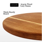 CRYSALIS Acacia Wood Lazy Susan