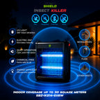 SCRUBZ SHIELD Electric Insect Killer 6W 10W Dual Tube UV Mosquito Killer Lamp  Indoor Bug Zapper Home Protection