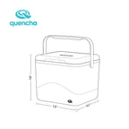 Quencha Insulated Cooler Box 12L & 24L Portable Ice Cooler for Picnic Camping Travel