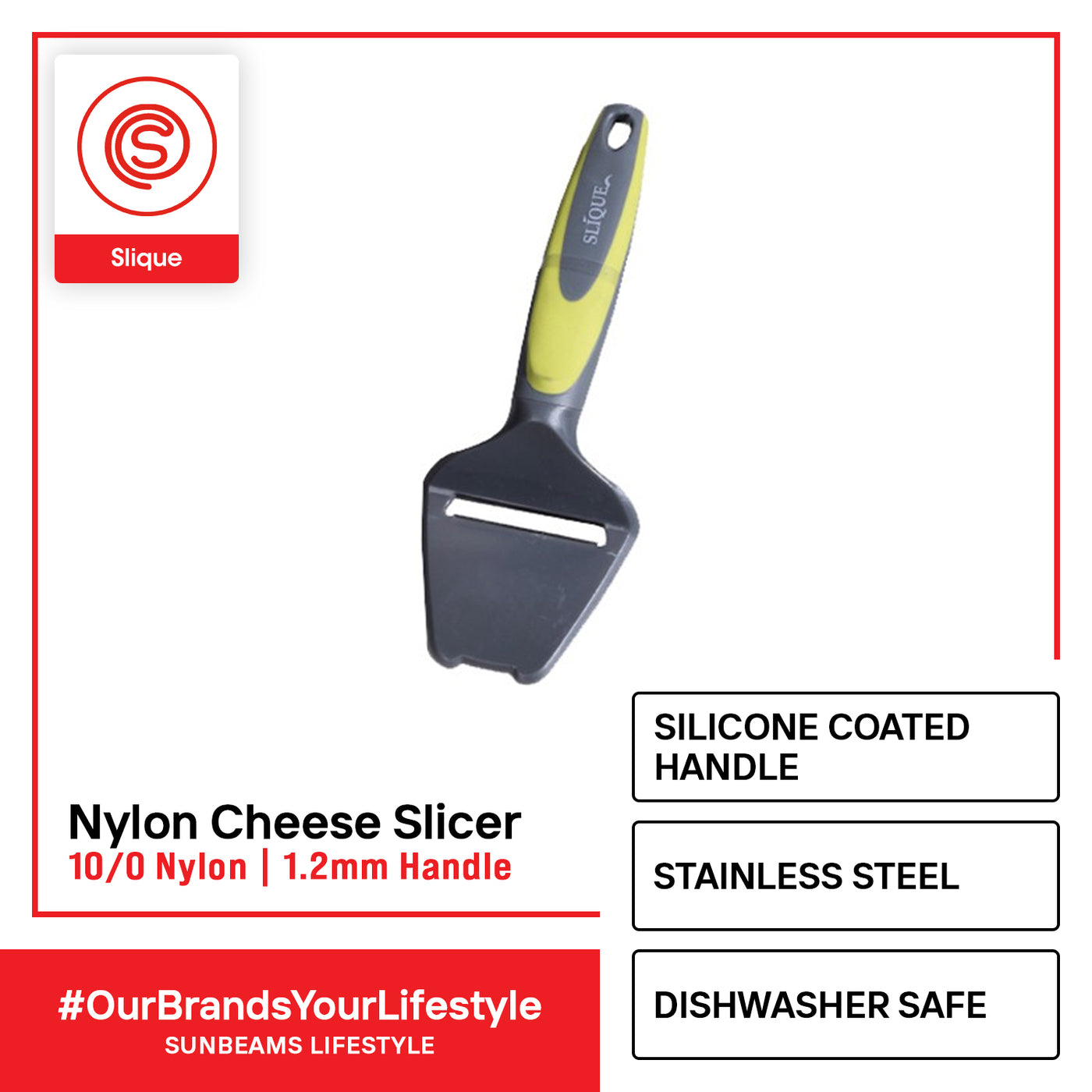 SLIQUE Nylon Kitchen Gadget Pizza Turner | Pizza Cutter | Ice Cream Scoop | Peeler | Cheese Slicer | Bottle Opener | Grater Kitchen Baking Cooking Essentials - Colored Tools