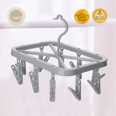 NEST DESIGN LAB Premium 10 Clips Hanger Amazing Gift Idea For Any Occasion!