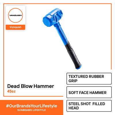 REALSTEEL Dead Blow Hammer Smooth Face Professional Heavy-Duty Handyman Tools, Carpentry, Construction, Mechanics & Home Improvement.