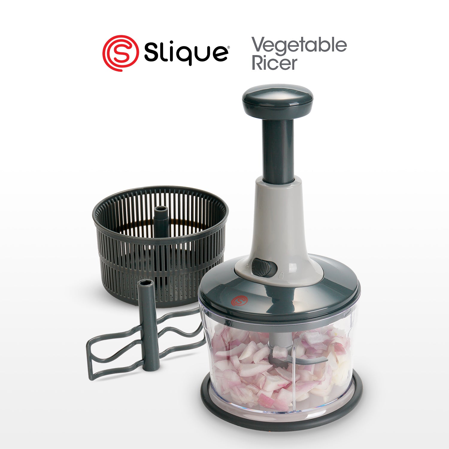 Slique Rice Cooker SLIQUE Premium Anti-Slip Base Ricer | Chopper 1100ml | 1.1L – Sunbeams ...