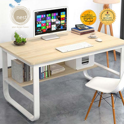Nest Design Lab Premium | Heavy duty | Durable Working Desk 100 x 60 x 73cm Maple Amazing Gift Idea For Any Occasion!