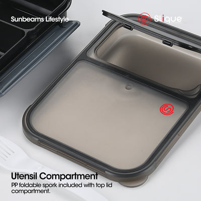 SLIQUE Premium Lunch Box w/ Compartments 1200ml | 1.2L