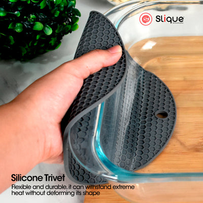 SLIQUE Premium Borosilicate Rectangular Glass Baking Dish 2200ml
