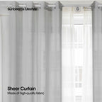 PRIMEO Window Curtain 140x213 cm Polyester