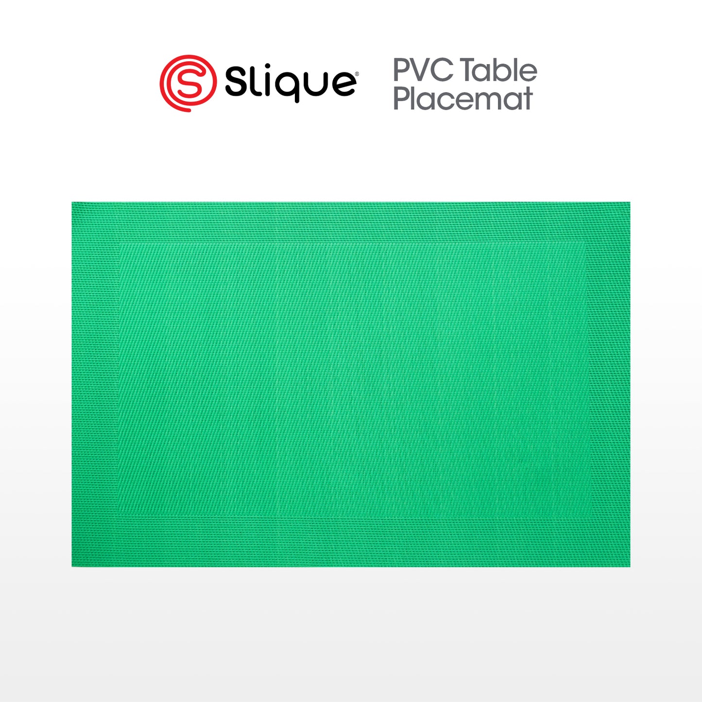 Slique Placemat PVC Woven Dining Table Mat 45x30cm