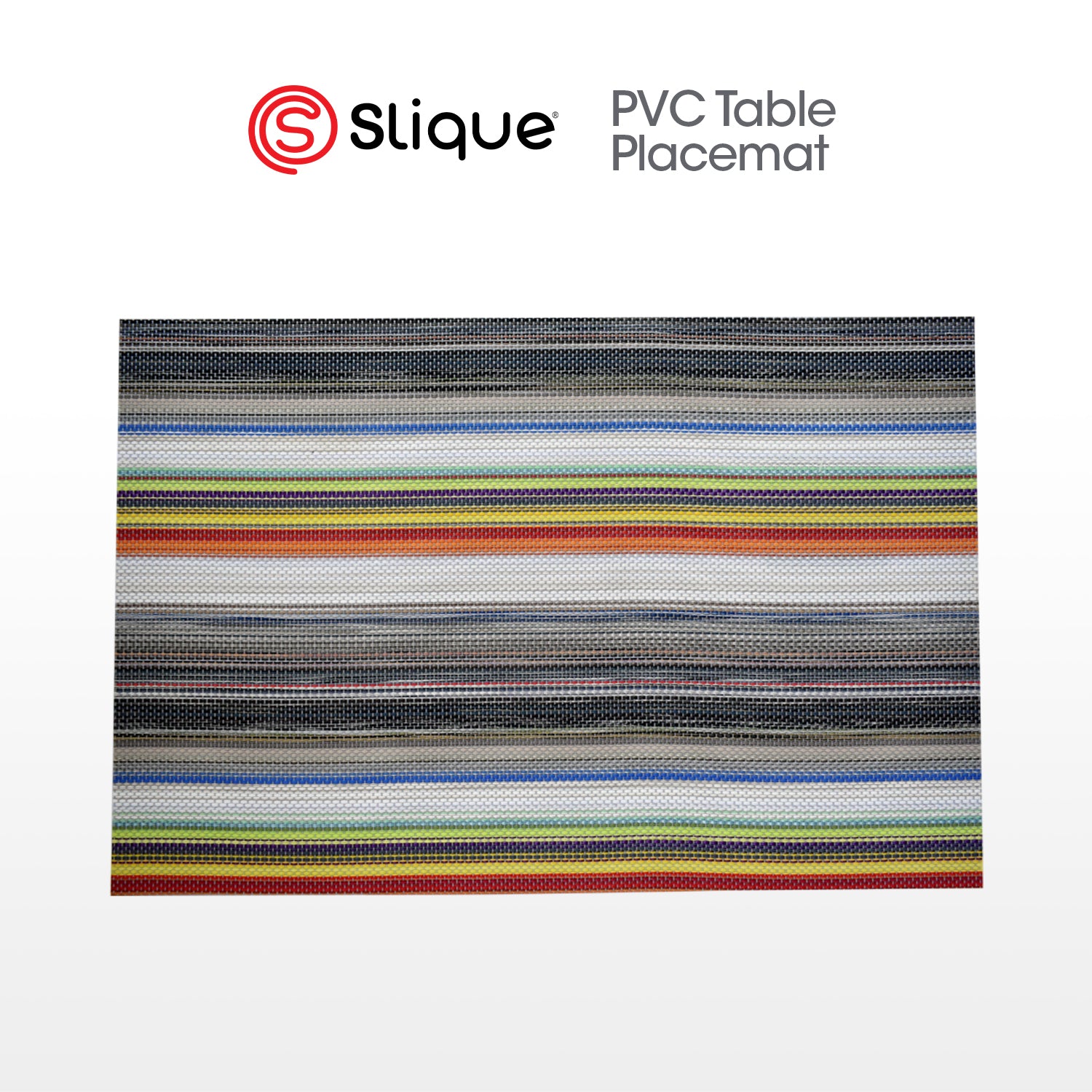 Slique Placemat PVC Woven Dining Table Mat 45x30cm (Collection 2)