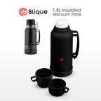 SLIQUE Insulated Vacuum Flask w/ 2 Cups 1L/1.8L