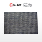 Slique Placemat PVC Woven Dining Table Mat 45x30cm (Collection 2)
