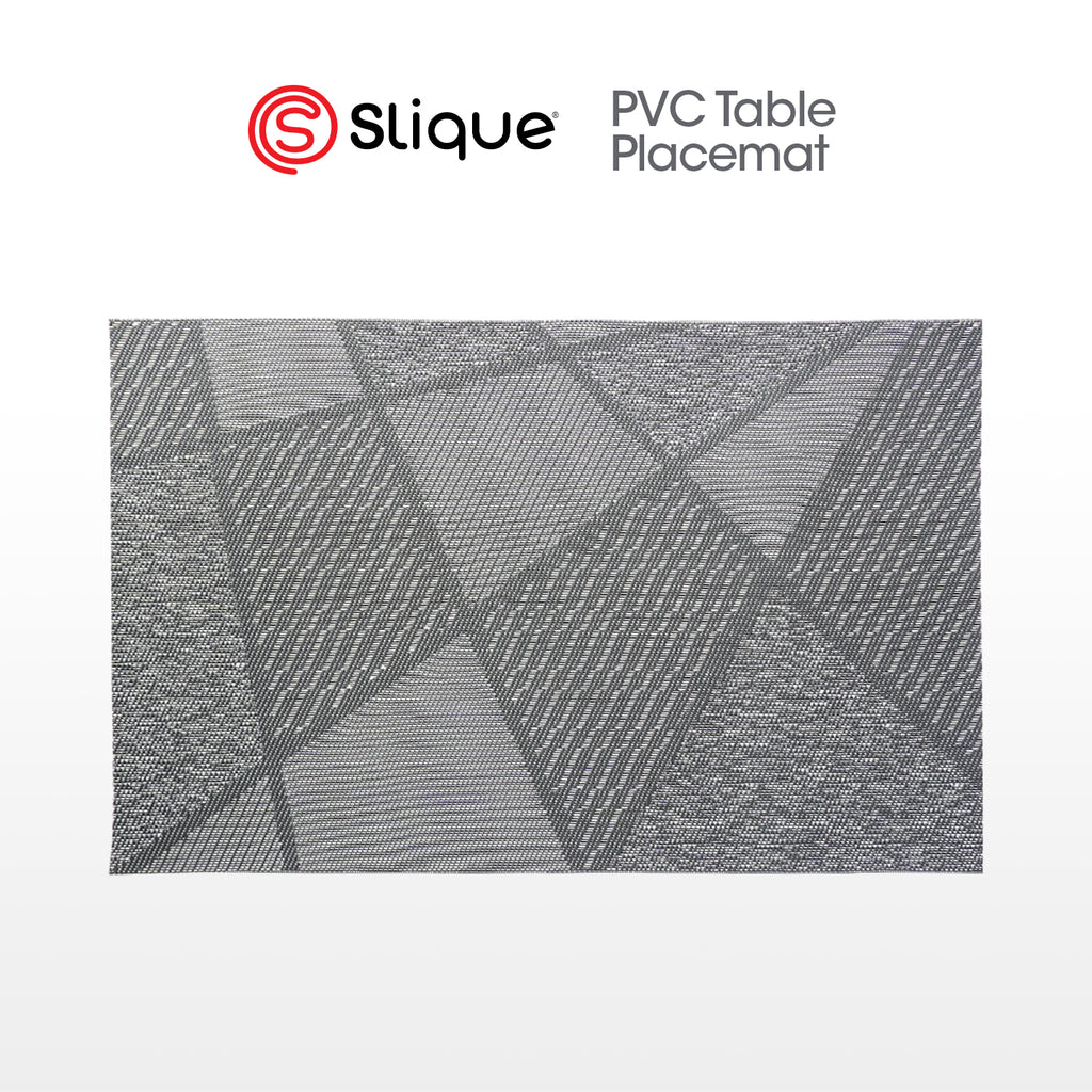 Slique Placemat PVC Woven Dining Table Mat 45x30cm