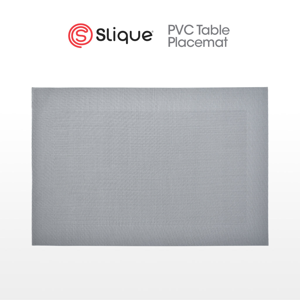 Slique Placemat PVC Woven Dining Table Mat 45x30cm (Collection 2)