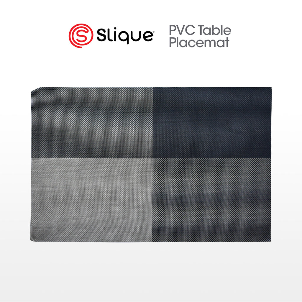 Slique Placemat PVC Woven Dining Table Mat 45x30cm (Collection 2)