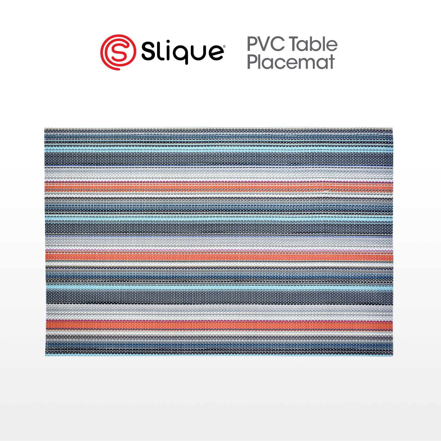 Slique Placemat PVC Woven Dining Table Mat 45x30cm (Collection 2)