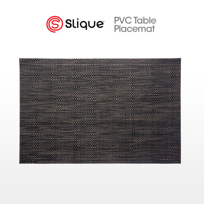 Slique Placemat PVC Woven Dining Table Mat 45x30cm
