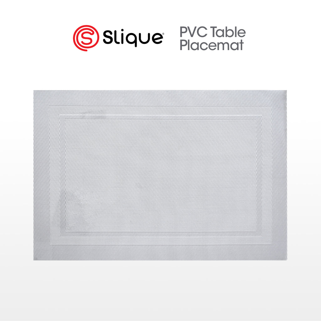 Slique Placemat PVC Woven Dining Table Mat 45x30cm (Collection 2)