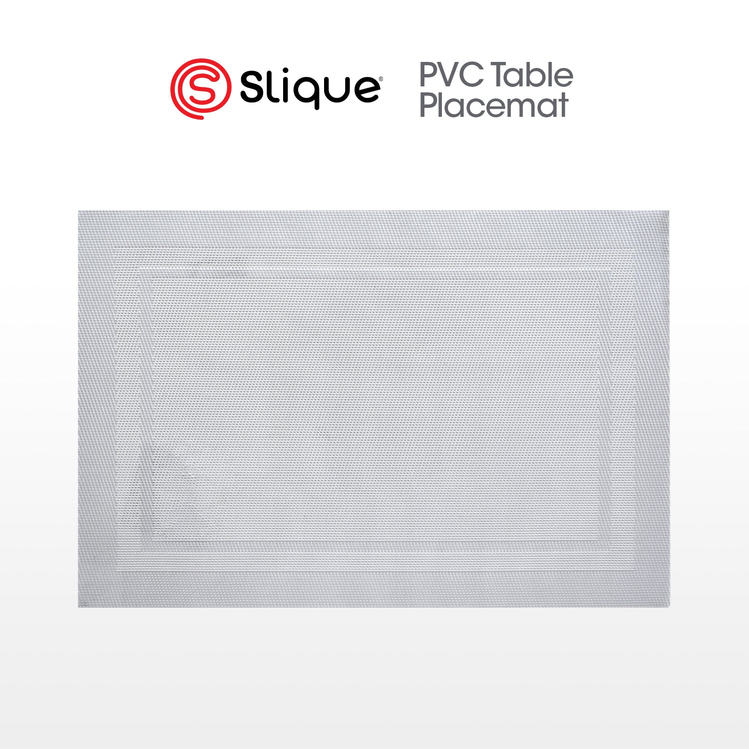 Slique Placemat PVC Woven Dining Table Mat 45x30cm (Collection 2)