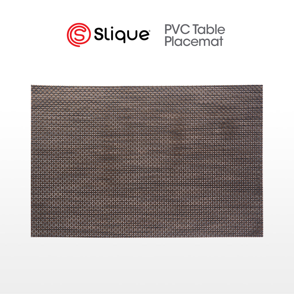 Slique Placemat PVC Woven Dining Table Mat 45x30cm