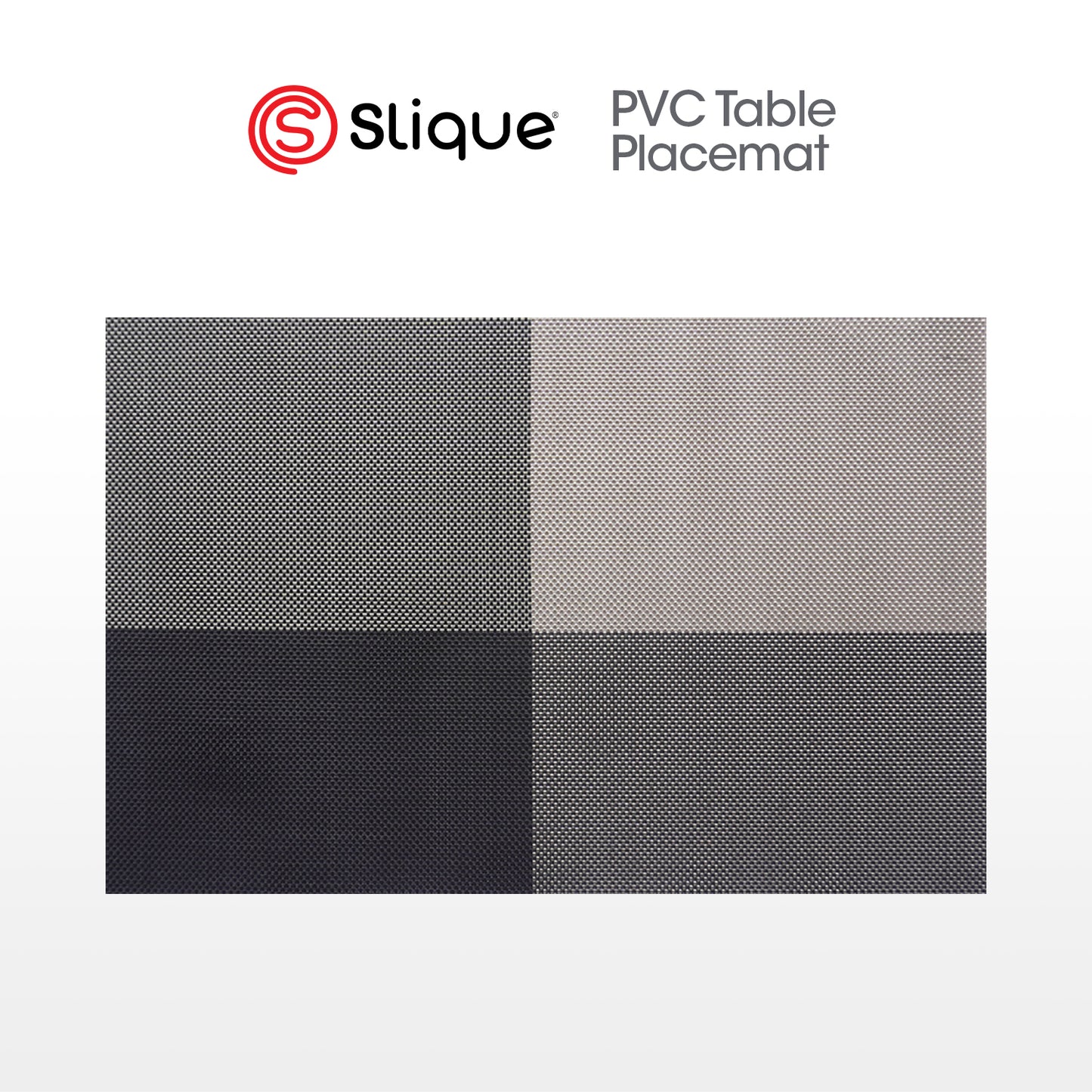 Slique Placemat PVC Woven Dining Table Mat 45x30cm