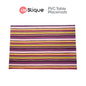 Slique Placemat PVC Woven Dining Table Mat 45x30cm