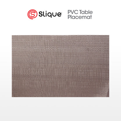 Slique Placemat PVC Woven Dining Table Mat 45x30cm