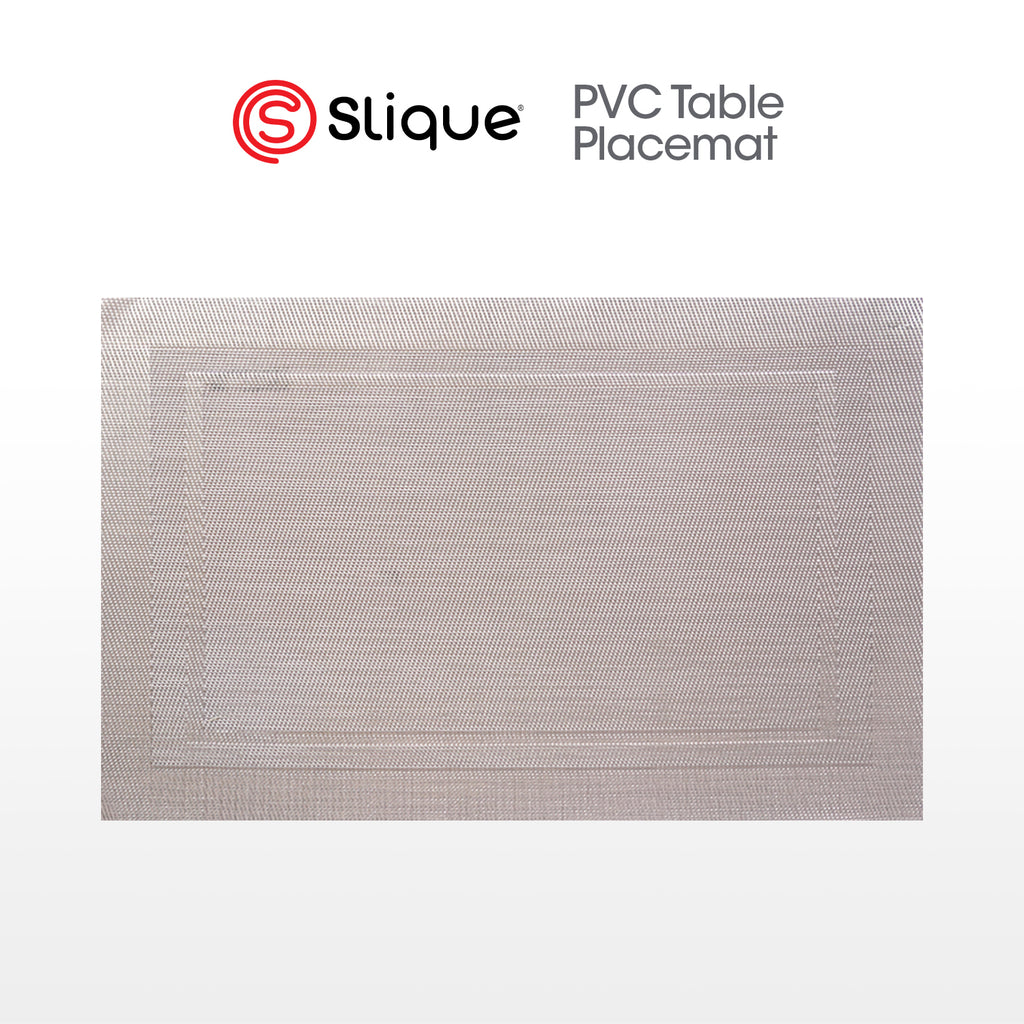 Slique Placemat PVC Woven Dining Table Mat 45x30cm