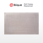 Slique Placemat PVC Woven Dining Table Mat 45x30cm