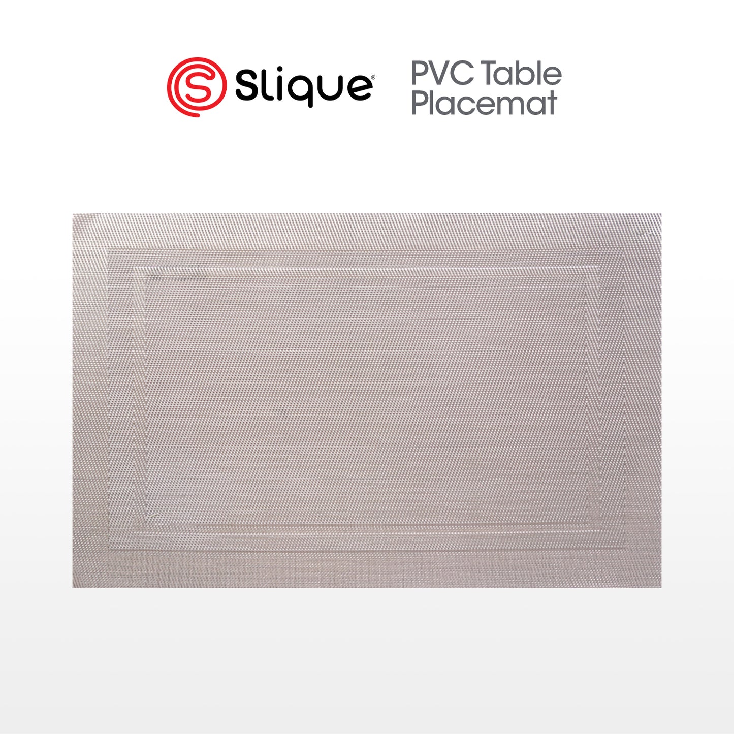 Slique Placemat PVC Woven Dining Table Mat 45x30cm
