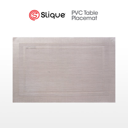 Slique Placemat PVC Woven Dining Table Mat 45x30cm
