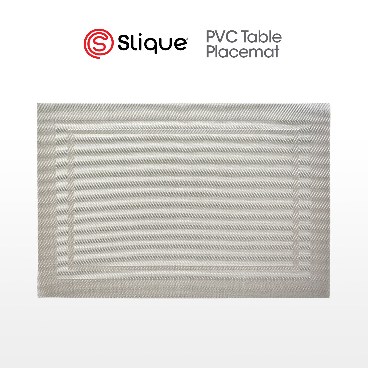 Slique Placemat PVC Woven Dining Table Mat 45x30cm (Collection 2)