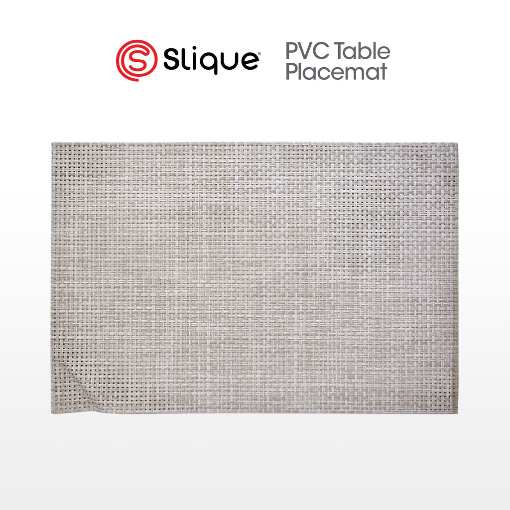 Slique Placemat PVC Woven Dining Table Mat 45x30cm (Collection 2)