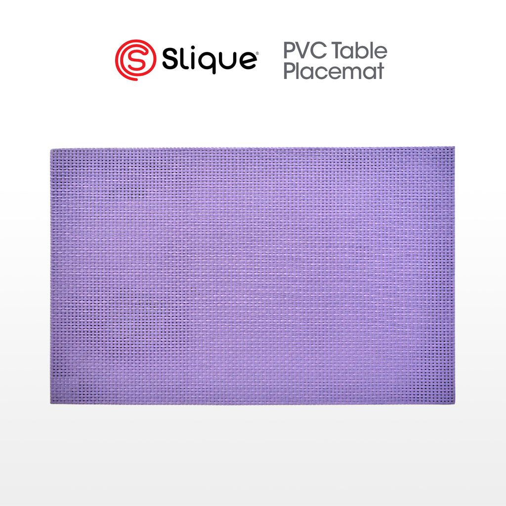 Slique Placemat PVC Woven Dining Table Mat 45x30cm (Collection 2)