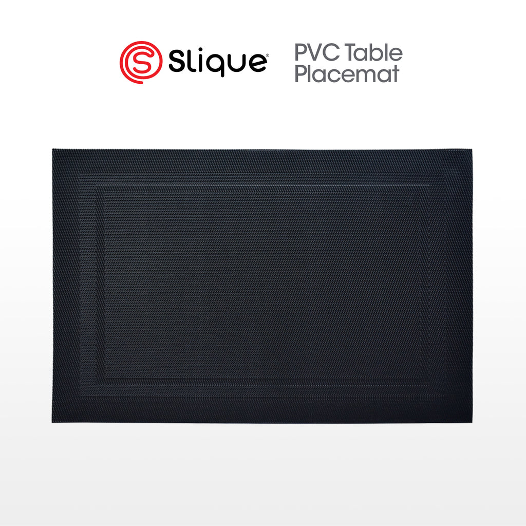 Slique Placemat PVC Woven Dining Table Mat 45x30cm (Collection 2)