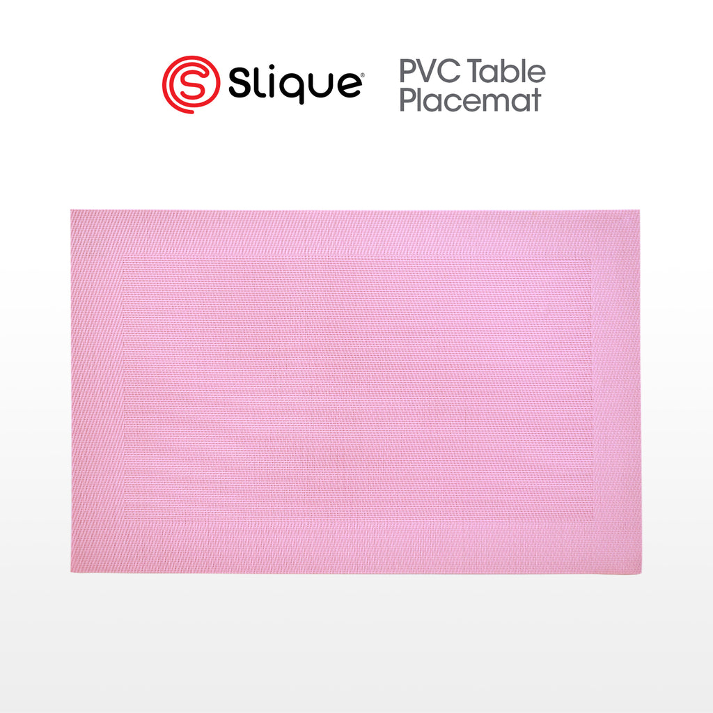 Slique Placemat PVC Woven Dining Table Mat 45x30cm (Collection 2)