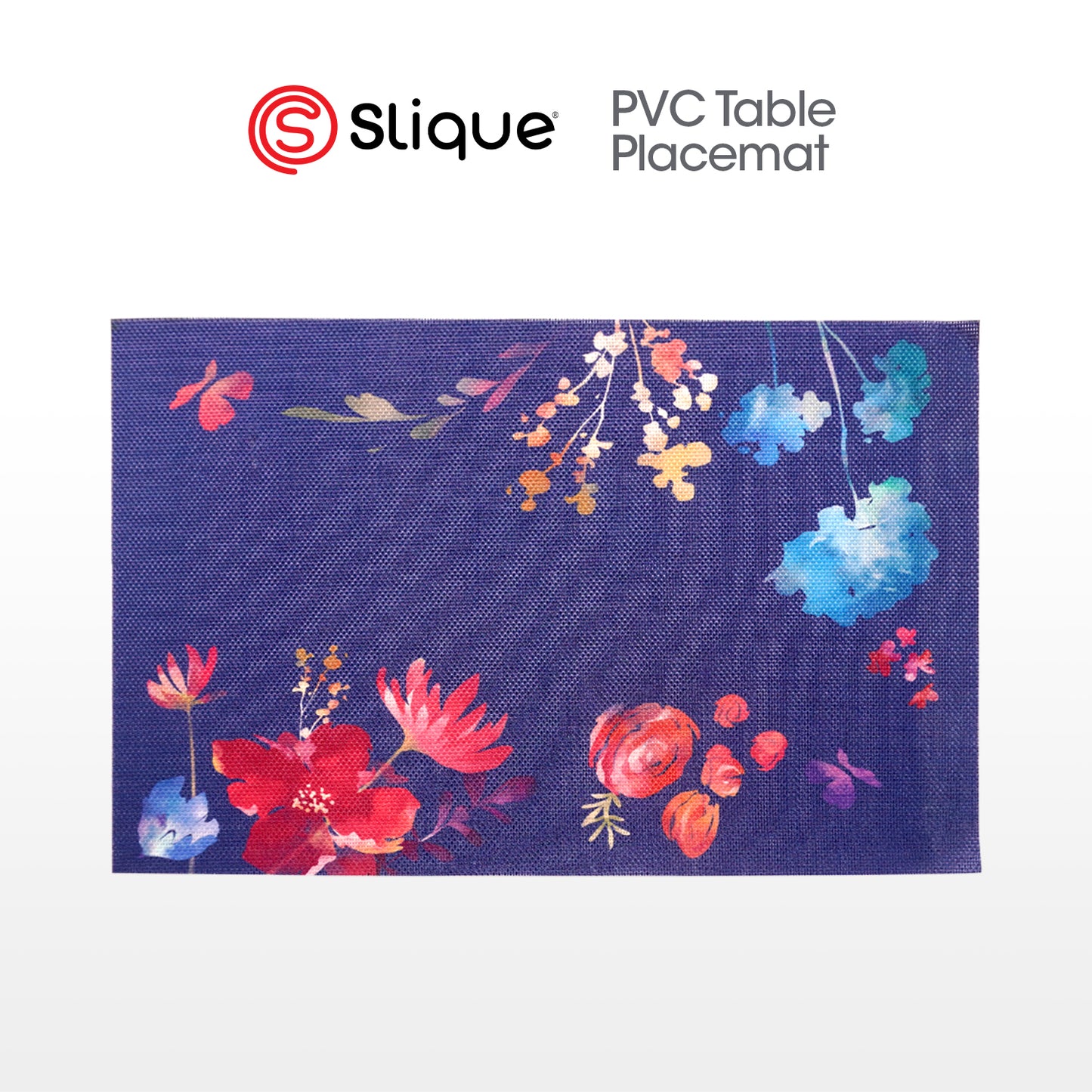 Slique Placemat PVC Woven Dining Table Mat 45x30cm
