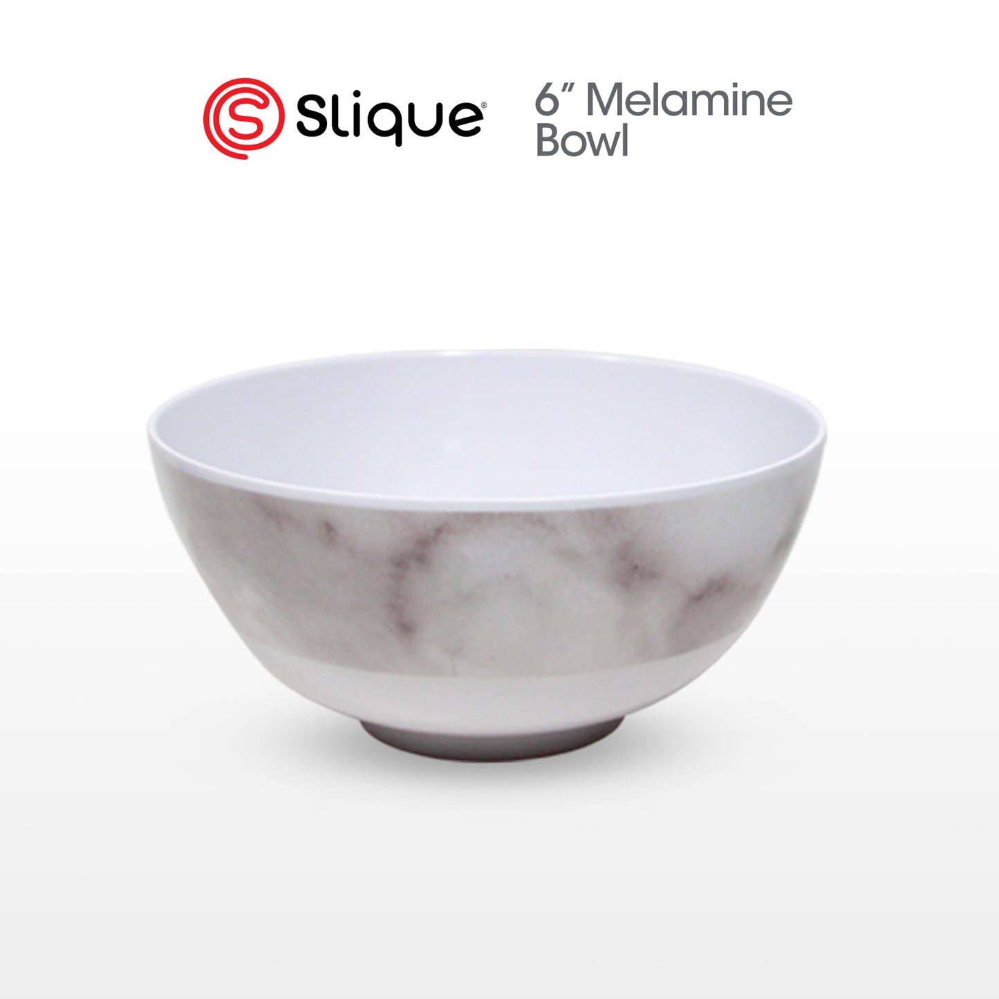 SLIQUE Dinnerware Plate, Bowl, Tumbler Marble Design