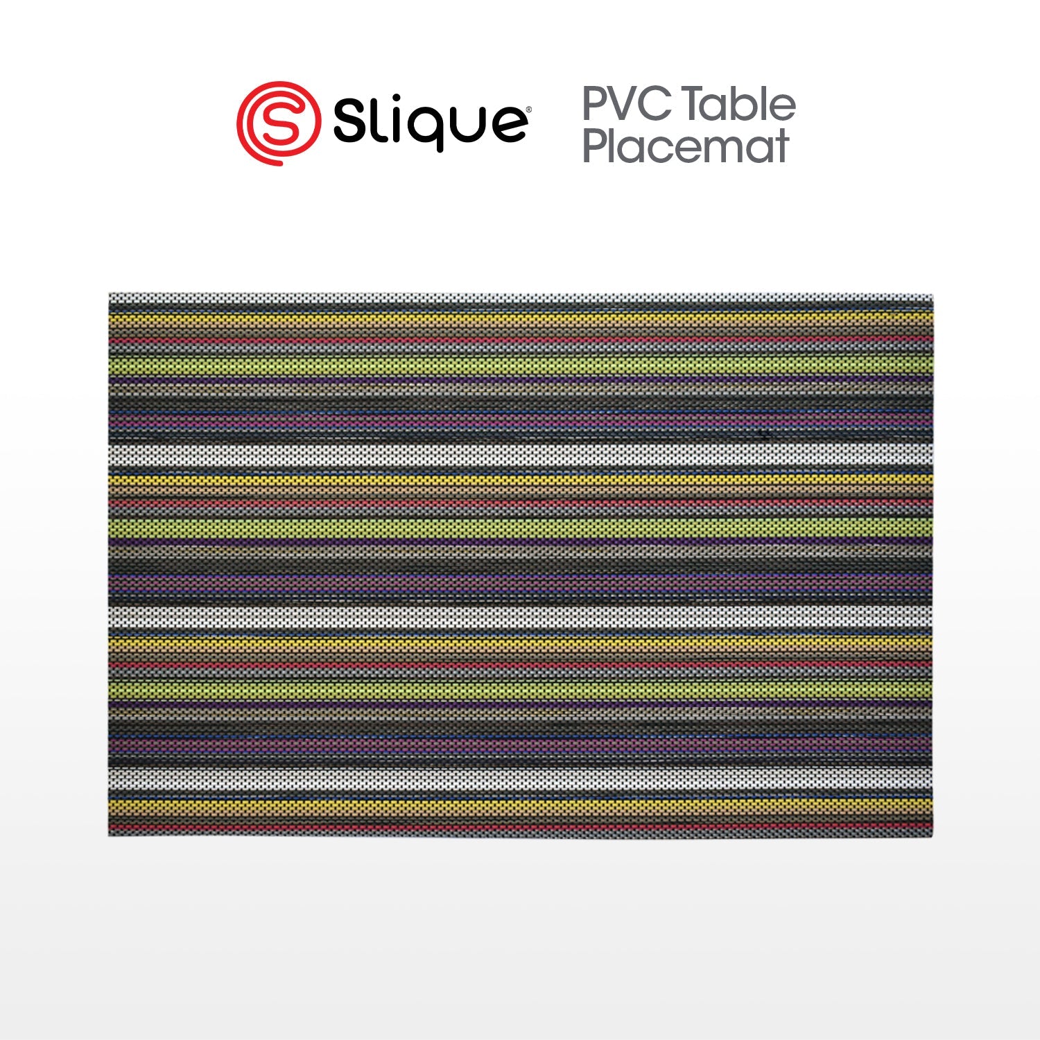 Slique Placemat PVC Woven Dining Table Mat 45x30cm (Collection 2)