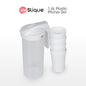 SLIQUE Premium Pitcher 1600 ml | 1.6 L w/ Lock & 4 Plastic Tumblers Set
