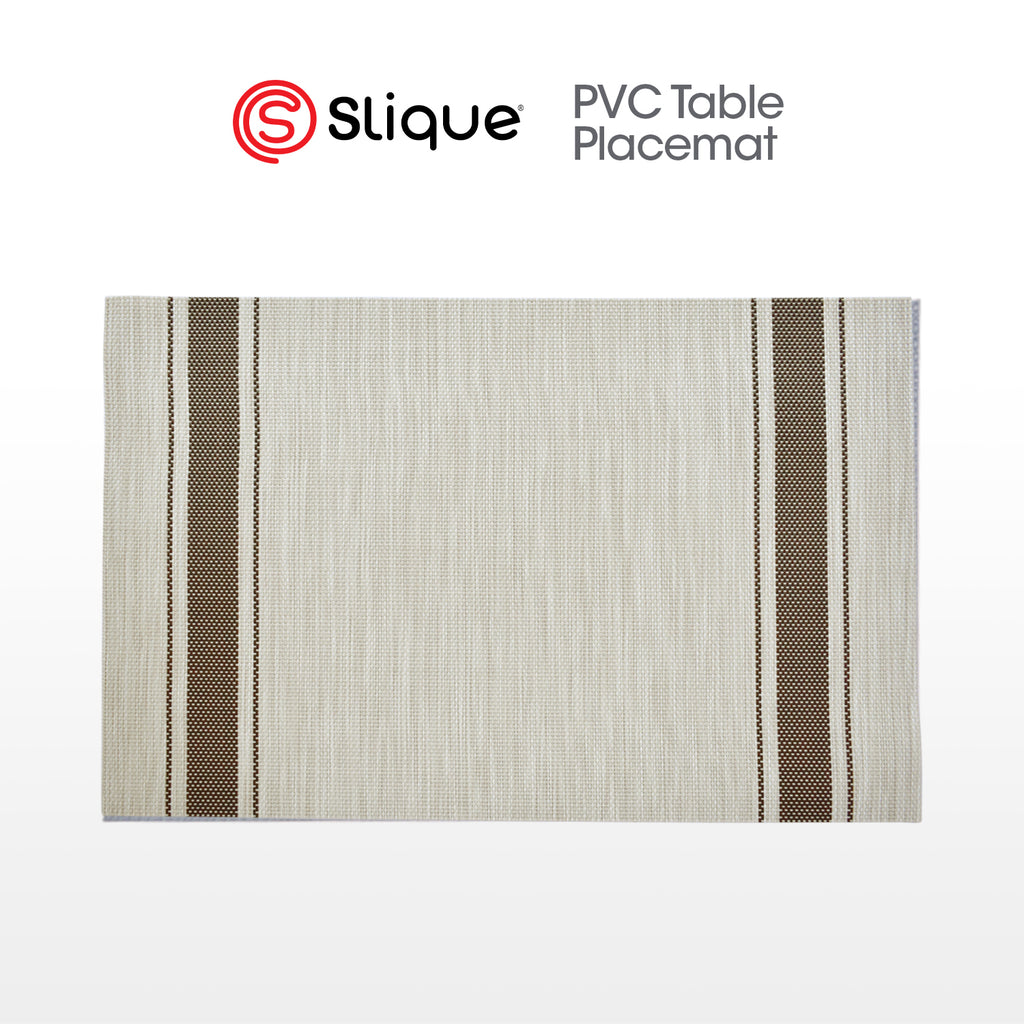 Slique Placemat PVC Woven Dining Table Mat 45x30cm (Collection 2)