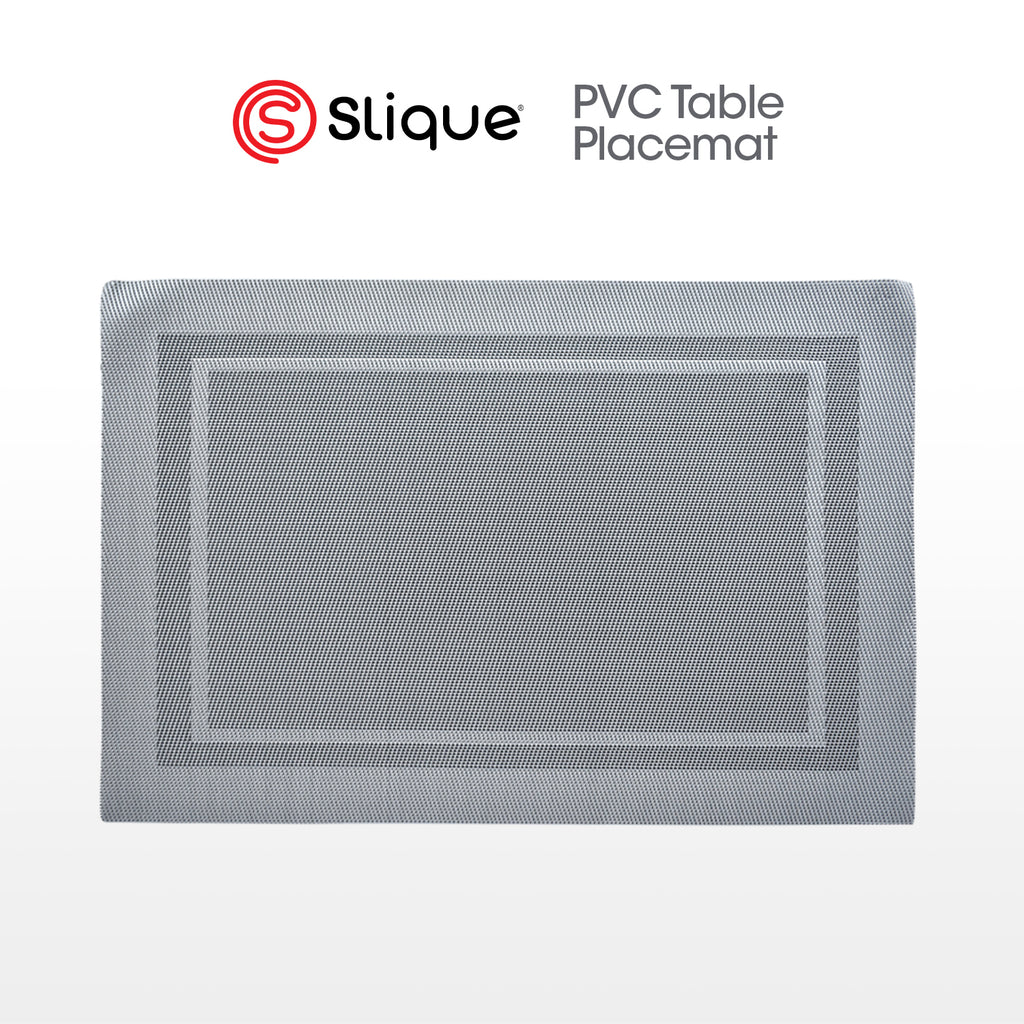Slique Placemat PVC Woven Dining Table Mat 45x30cm (Collection 2)