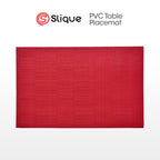 Slique Placemat PVC Woven Dining Table Mat 45x30cm (Collection 2)