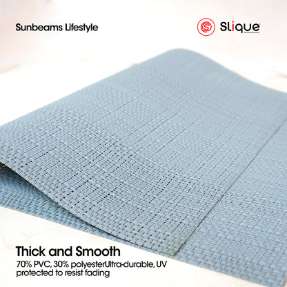 Slique Placemat PVC Woven Dining Table Mat 45x30cm